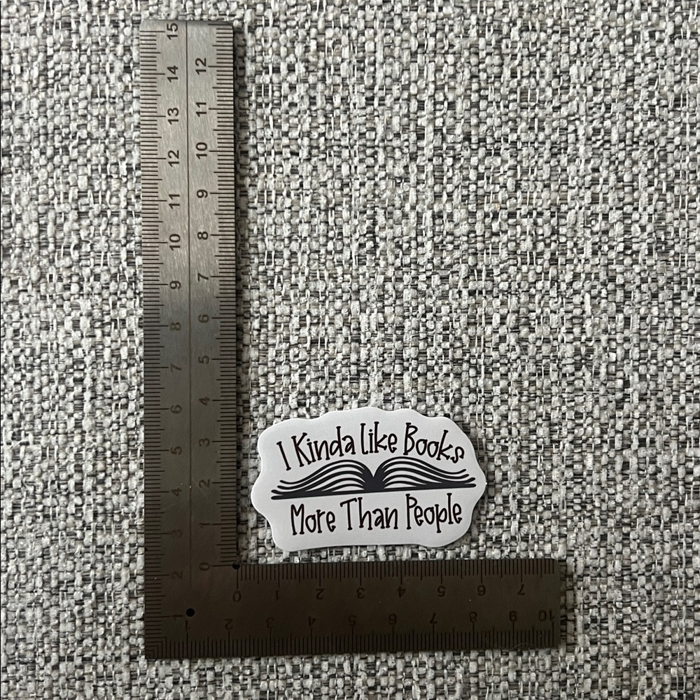 4/$10 Book Lover Sticker - Picture 2 of 2